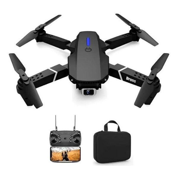 E88 Yarış Drone ile 1080P Hd Çift Kamera Profesyonel Uzun Mesafe Drones Mini Akıllı Konumlandırma Uzaktan Kumandalı Drone