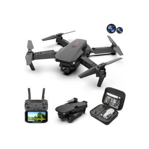 E88 Pro Yarış Drone ile 1080P Hd Çift Kamera Profesyonel Uzun Mesafe Drones Mini Akıllı Konumlandırma Uzaktan Kumandalı Drone